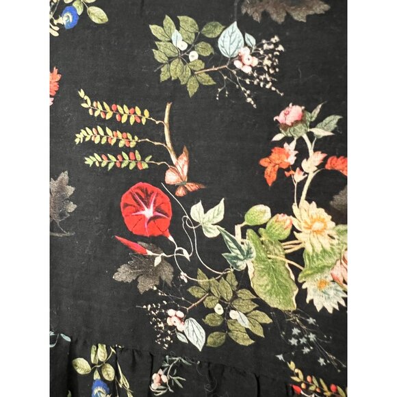 Alice + Olivia Collen Floral black Mini dress size 8 - Picture 5 of 12